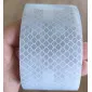Reflective Tape 2 Rolls, 5m Each, 50 mm Wide, Silver/White, Self-Adhesive Tape for Professional Use, Paper Tech