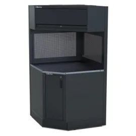 Hörnmodul Arbetsbänk 964 x 964 mm med Skåp och Verktygspanel, RSC