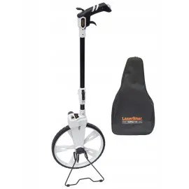 Measuring Wheel Distance Meter 9999.9m ±0.1% Brake Reset Foldable, Laserliner RollPilot S12