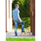 Professional Double-Sided Step Ladder 2x2 Steps Aluminium 150 kg, Alve
