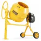 Concrete Mixer 200L 1500W 230V Cast Iron Ring Gear with Transport Wheels, Higher