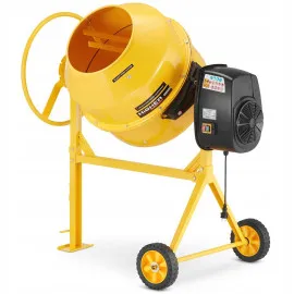 Cementblandare 200L 1500W 230V Betongblandare Gjutjärnskrans med Transporthjul, Higher