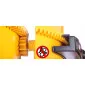 Concrete Mixer 200L 1500W 230V Cast Iron Ring Gear with Transport Wheels, Higher