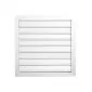 Jalusi för Väggfläkt Aluminium 540x540mm Vit, Utomhusmontage, BestFan