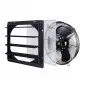 Axial Wall Fan Exhaust 300mm 710m³/h Aluminium with Louvres and Speed Controller, Eberg