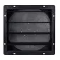 Axial Wall Fan Exhaust 300mm 710m³/h Aluminium with Louvres and Speed Controller, Eberg
