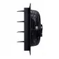 Axial Wall Fan Exhaust 300mm 710m³/h Aluminium with Louvres and Speed Controller, Eberg