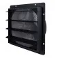 Axial Wall Fan Exhaust 300mm 710m³/h Aluminium with Louvres and Speed Controller, Eberg