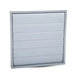 Gravitationsjalusi Ventilation ABS-Plast 460x460mm Ø400mm UV-Beständig GSP 400, Harmann