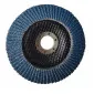 Lamellrondell 20st Zirkon  125 mm P80 för Metall och Trä Plan Form Hål 22,23 mm, Met-Flex