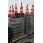 Heavy Traffic Cone U-23 75cm Gen.3 Reflective Sleeve Base 50x50cm 4.1kg