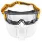 Safety Goggles Clear Polycarbonate EN166 Fits Over Prescription Glasses, Powermat