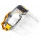 Safety Goggles Clear Polycarbonate EN166 Fits Over Prescription Glasses, Powermat