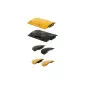 Farthinder Komplett Set 3 m 7 Delar 50 mm Hög Svart/Gul Reflex PVC
