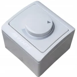 Fan Speed Controller 230V 1.8A Stepless Surface Mount IP40 78x78mm, Vents