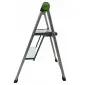 Folding Step Stool Mini Slim 2 Steps Aluminium 408x485x653mm, Stalco