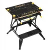 Work Table 2-in-1 FatMax Bamboo Vice Sawhorse 250 kg 2 Heights 62/80 cm, STANLEY STST83800-1