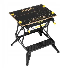Work Table 2-in-1 FatMax Bamboo Vice Sawhorse 250 kg 2 Heights 62/80 cm, STANLEY STST83800-1