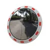 Traffic Mirror U-18a 60 cm Acrylic White/Red Frame Pipe Bracket 2" Certified, Road Mirror Parking
