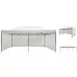 Pop-Up Tent Gazebo 3x6m Scissor Frame 420D Waterproof with 3 Walls, Tytan