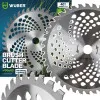 Röjsågsklinga 2st 255x25,4mm 40T Hårdmetalltänder med Reducerring 20mm, Wuber