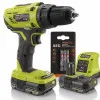 Slagborrmaskin Skruvdragare 18V One+ med 2x 2,0Ah Batteri och Laddare, Ryobi