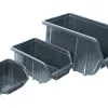 Plastbox med Etikettfäste 220*355*167 Grön, Stapelbar och Väggmonterbar