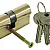 Brass Lock Cylinder 62 mm On Card, 3 Keys