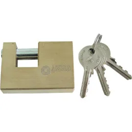 Close Shackle Brass Padlocks - 90 mm , Blister
