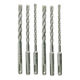 Betongborr, 5st SDS PLUS 5, 6, 8, 10, 12 x 160 mm plastbox