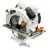 Circular Saw 1500W, 185 mm, 4700 RPM, Laser