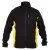 Fleece Jacket, Black and Yellow, 3Xl , CE, LAHTI