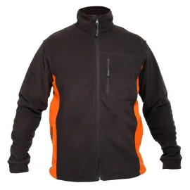 Fleece Jacket, Graphite and Orange, l , CE, LAHTI