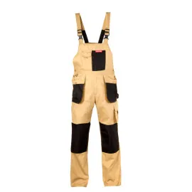 Bibpants, Beige, 100% Cotton, m (50) , CE, LAHTI