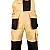 Bib Overalls Beige, 100% Cotton, L (52), CE, LahtiPro