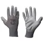 Handskar poliuretan grå L230210P, 12 PAIRS, 10 , CE, LAHTI