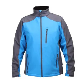 Softshell Jacket Blue and Grey, Size M, CE, 8000 mm, TPU Membrane, LahtiPro