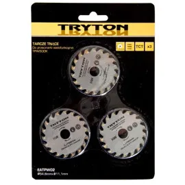Set of Cutting Saws Tct 54.8 x 11.1 mm for Tpw500K - 3 pcs