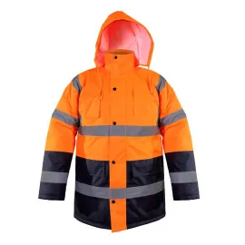 High Visibility Padded Jacket, Orange, S , CE, LAHTI