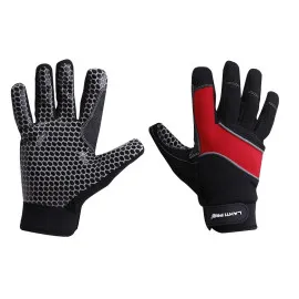 Gloves Anti-Slip Black-Red L281108 P, Card, 8 , CE, LAHTI