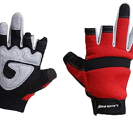 Handskar, st. 8-11, utan 3 fingrar, mikrofiber, spandex, CE, EN 420, LahtiPro L2812