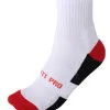 Work Socks White-Red, 3 Pairs, 39-42 , LAHTI