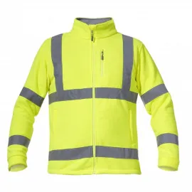 High Visibility Fleece Jacket Gul, XL , CE, LAHTI