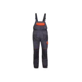 Bib Pants Graphit-Orange, 190Gm2, 2L (54) , CE, LAHTI