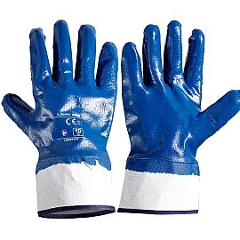 Gloves Nitrile Navy Blå L220910P, 12 Pairs, 10 , CE, LAHTI