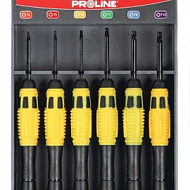 Jewellers Screwdriver set TORX T4-T10 6pcs, Proline