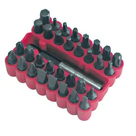 33Pcs Standard Bit set Cv Steel Packed in Sliding Card