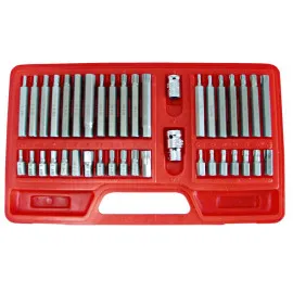 Xzn, TORX Bit Sets, 40Pc