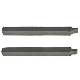 Bits långa splines M5-M123/8 (10 mm), l=75 mm, 2st, S2, Proline