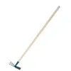 Simple Hoe with Fork with Wood Stem Length 110 cm